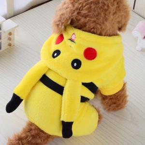 狗狗衣服皮卡丘四脚衣宠物变身装泰迪衣服